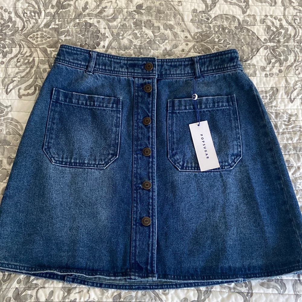 NWT Pop Sugar Denim Skirt